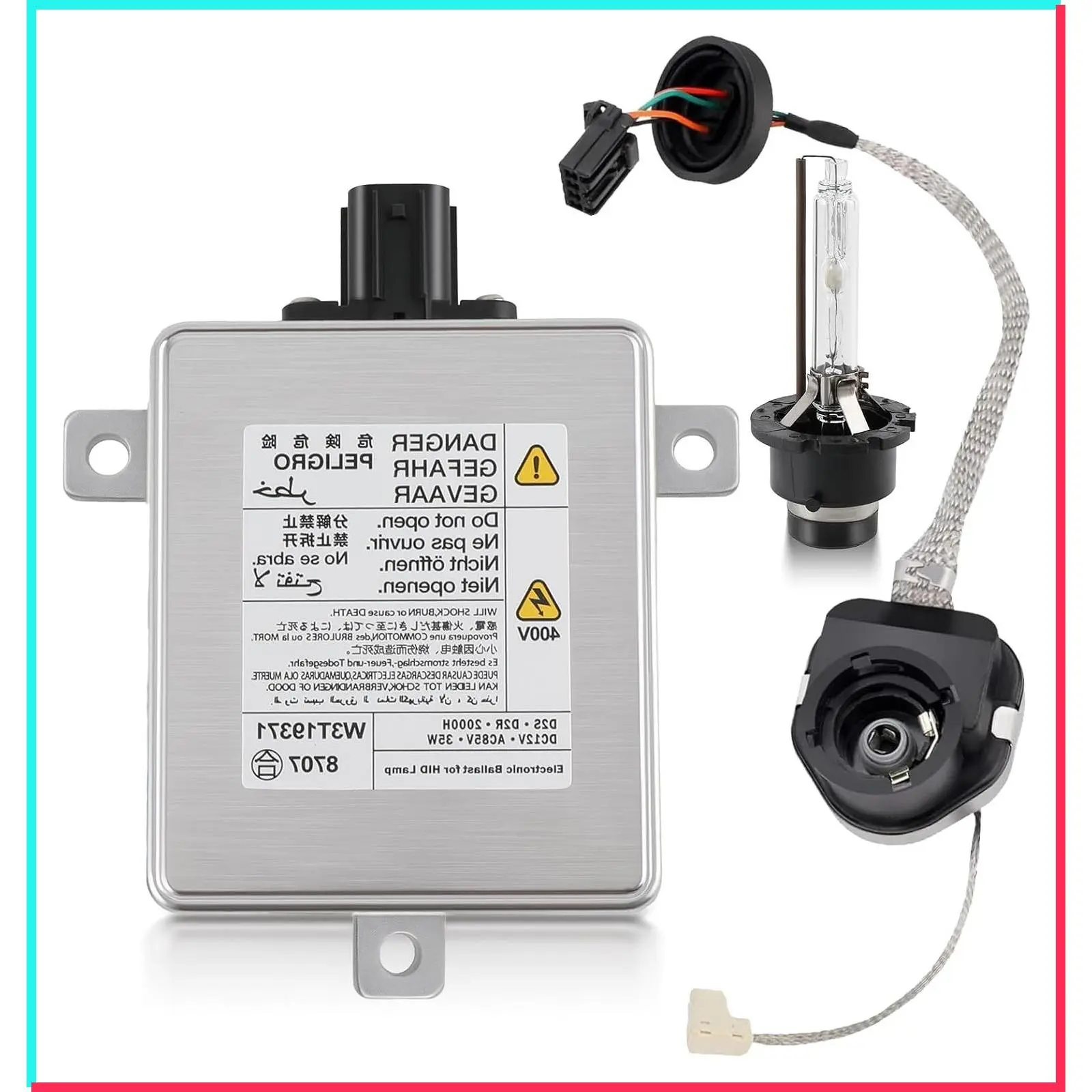 Xenon HID Ballast Control Unit Assembly Module for Acura Mazda Mitsubishi W3T19371 W3T13072Gift