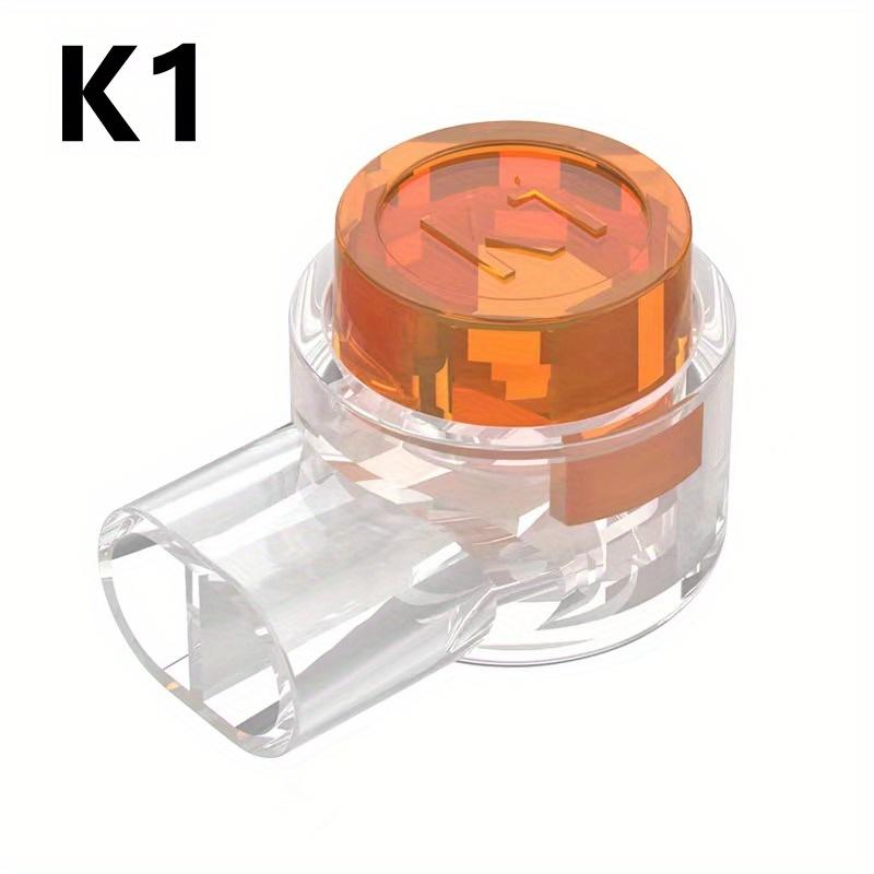 200pcs K1 K2 K3 Connector Crimp Connection Terminals Wiring Rj45 Ethernet Cable Connector Telephone Wire Terminals