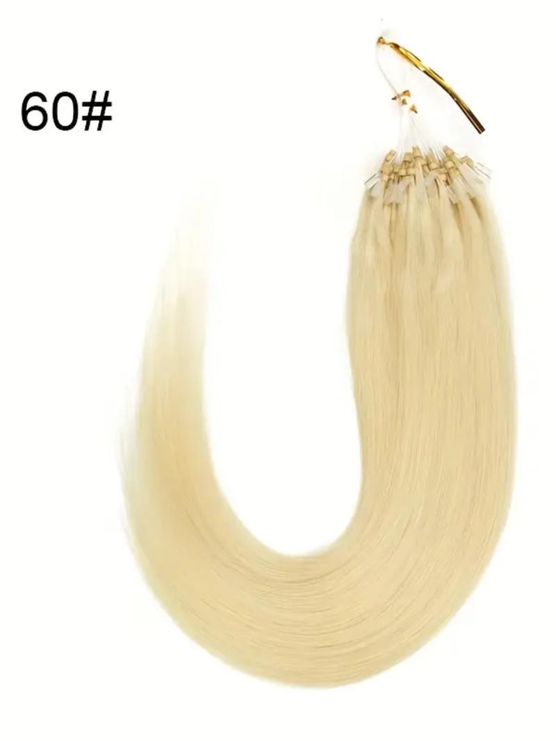 Micro Link Human Hair | Nano Bead Hair Professional Fish Line Hair Extensions, 50pcs Per Pack, 12-22 Inches, 30g Weightless, Multi-Layered Dynamic Effect Micro Link Human Hair | Nano Bead Hair Professional Fish Line Hair Extensions, 50pcs Per Pack, 12-22 Inches, 30g Weightless, Multi-Layered Dynamic Effect