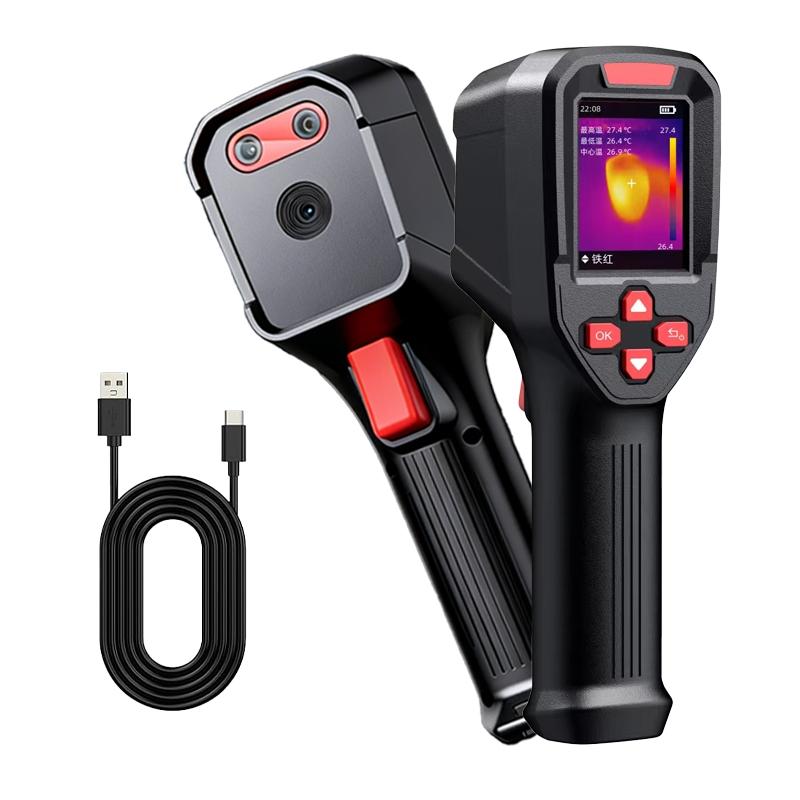Handheld Thermal Camera, 320 X 240 Tisr Resolution, 24h Battery Life, 25 Hz Infrared Camera, Temperature Alarm, -4°f to 842°f