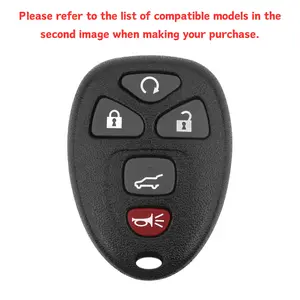 Key Fob Replacement for 2007-2014 Chevy Suburban Tahoe/ 09-17 Traverse/ 07-14 GMC Yukon/ 08-17 Acadia & Buick Enclave/ 07-13 Escalade Car Keyless Entry Remote Control,OUC60270 OUC60221