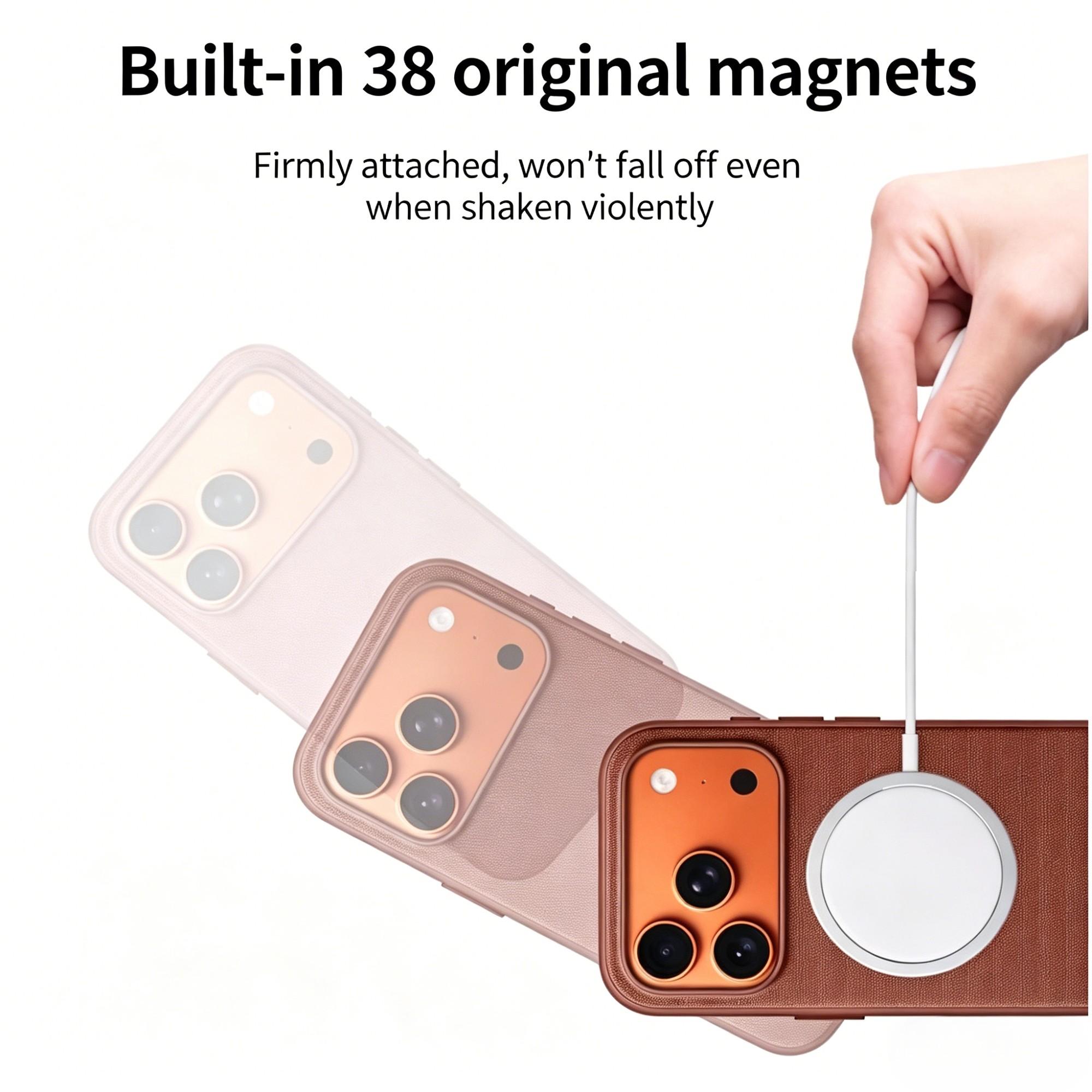 For Magsafe TechWoven Magnetic Case For 17 Pro Max 17Pro Macsafe Wireless Charging Protect Cover With Camera Control Button