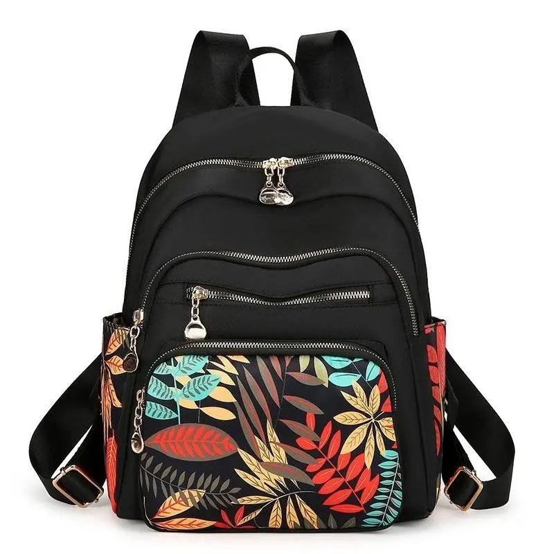 New Stylish Water Resistant Oxford Fabric Backpack for Women, Large Capacity Casual Travel Rucksack, Lightweight Durable Daypack for Daily Commute, Outdoor Trips, Shopping, Weekend Getaways and Everyday Use