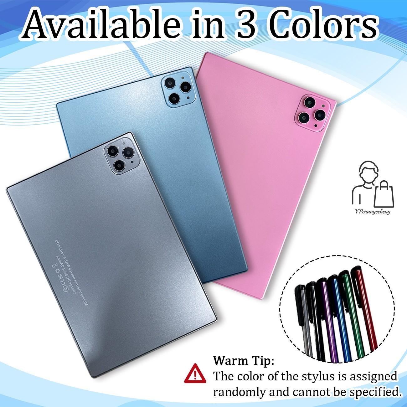 10.1-inch tablet, 9-in-1, Android 12, Android Tablet Pc, expandable 1TB, supports 5G wireless network, smooth internet access, for business and home use, supports high-definition TV watching, anti fall, no adapter, Android Wifi Tablet