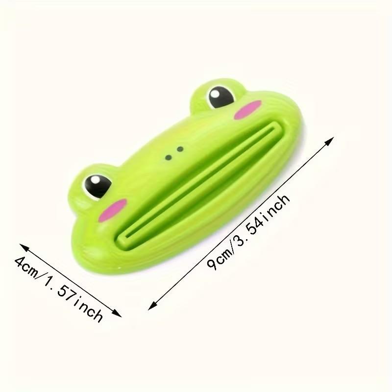 Cute Cartoon Animal Toothpaste Squeezer for Kids, Fun Plastic Bathroom Accessory for Easy Use, Perfect Toothpaste Holder for Mess-Free Experience