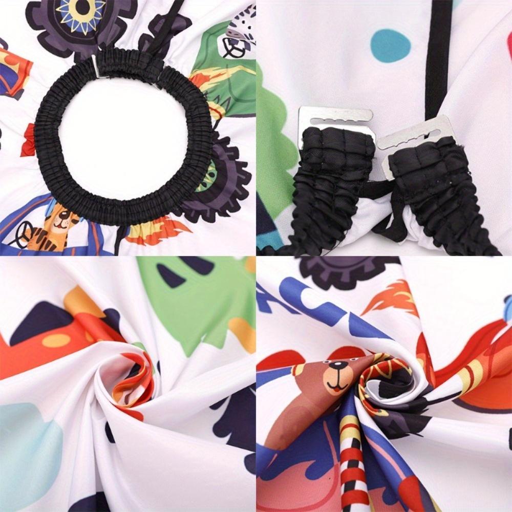 1 piece of scissors wrap, suitable for hair salons, cartoon racing dinosaur wrap, anti breakage hair cutting shawl, Hair Styling Tools