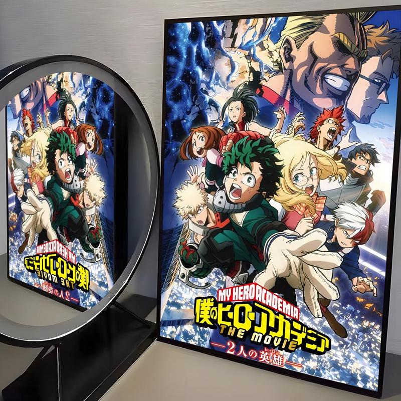 PIKPAKA Anime Midoriya Izuku My Hero Academia Cool Poster Self-Adhesive HD Wall Poster – Easy Stick & No-Residue Peel, Waterproof & Durable Art Print for Bedroom, Living Room, Dorm Decor, Perfect for Quick Makeovers and Aesthetic Room Transformation