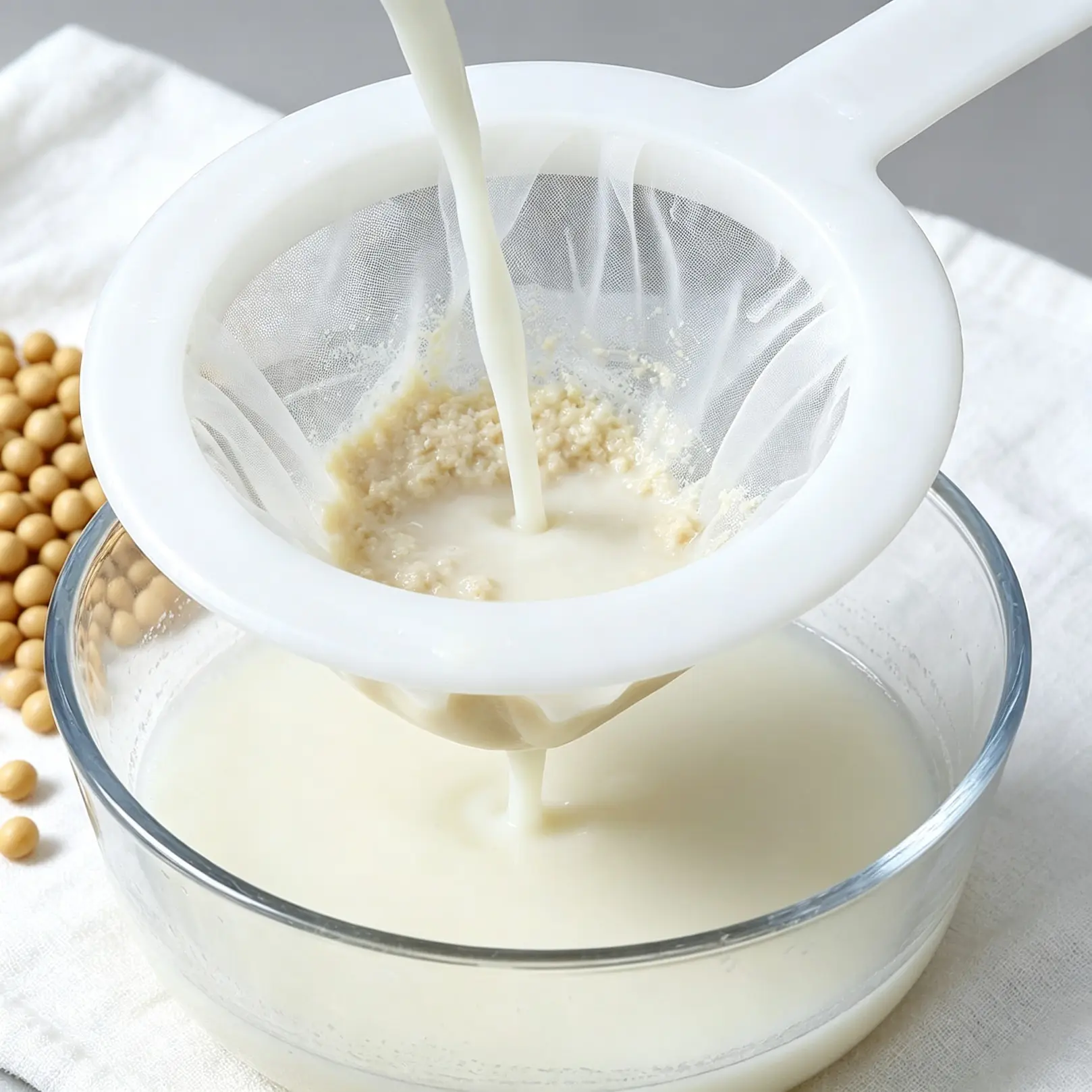 Ultra Fine Nylon Mesh Nut Milk Strainer, Handheld Plastic Frame Filter Sieve, Reusable Food Strainer For Soy Milk, Juice, Yogurt, Coffee & Homemade Plant Drinks