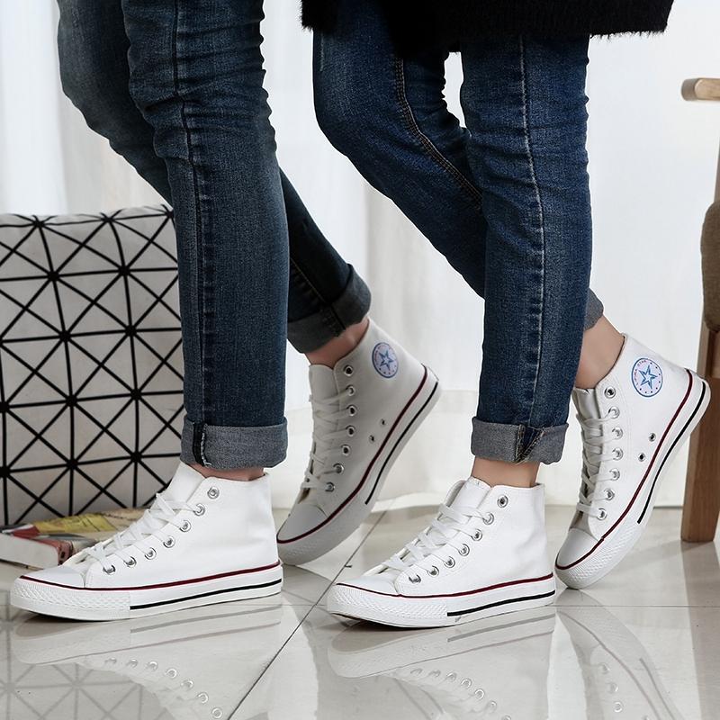 Unisex High Top Canvas Shoes, Classic Design, Versatile All-Season Footwear, Suitable for Various Occasions, Comfortable and Stylish