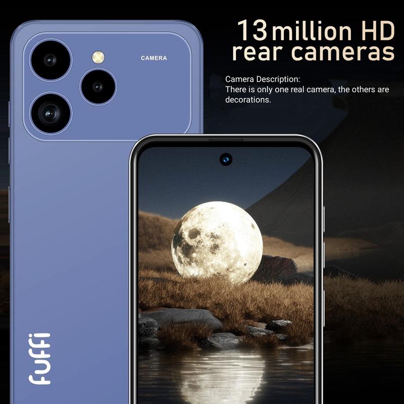 Fuffi-M17 Pro Touchscreen Smartphone, 6.56-Inch HD Screen, 3gb RAM 32GB Storage, 2mp Camera, 3100mah Battery, Bluetooth-compatible GPS, Metal Frame, Android 4g Dual Sim