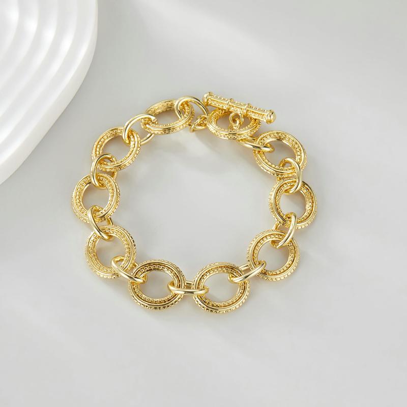 Aprilery 3 PCS Trendy Twisted Cable Cuff Bracelet Stack for Women | Adjustable Elastic Wire Cuff & Bangle Set Jewelry Gift