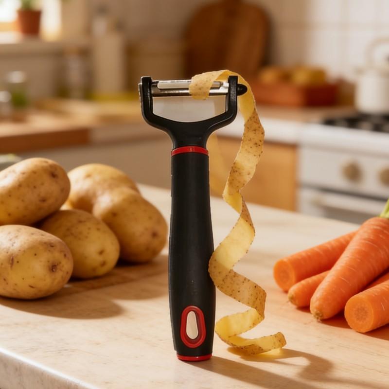 Multifunctional Vegetable Peeler, Vegetable Cutter, Kitchen Fruit Slicer, Vegetable Cutting Slicer, Grater, Scraper, Essential Kitchen Tool, Durable & Efficient Design
