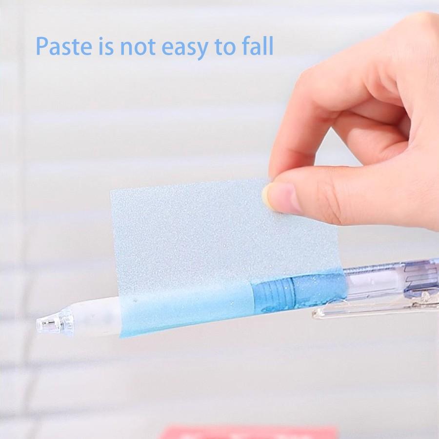 Transparent Sticker Notes, 105 Sheets, Loose-Leaf Notebooks, Easy to Tear, Write, and Reuse, Ideal for School, Diary, Office, Random Styles, Self Adhesive Stickers