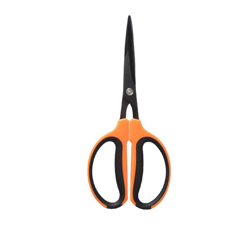 1pc Decoration Scissors Teflon coated Non stick Blades Trimming Scissors Gardening Hand Trimming Scissors Straightening Stainless Steel Precision Blades