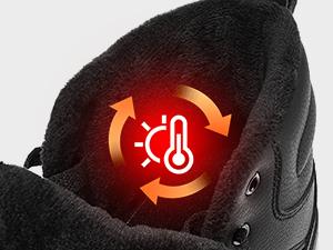 HOBIBEAR Womens Winter Barefoot Shoes Men Wide Toe Box Warm Faux Fur Lined Ankle Sneakers Thick walking shoes