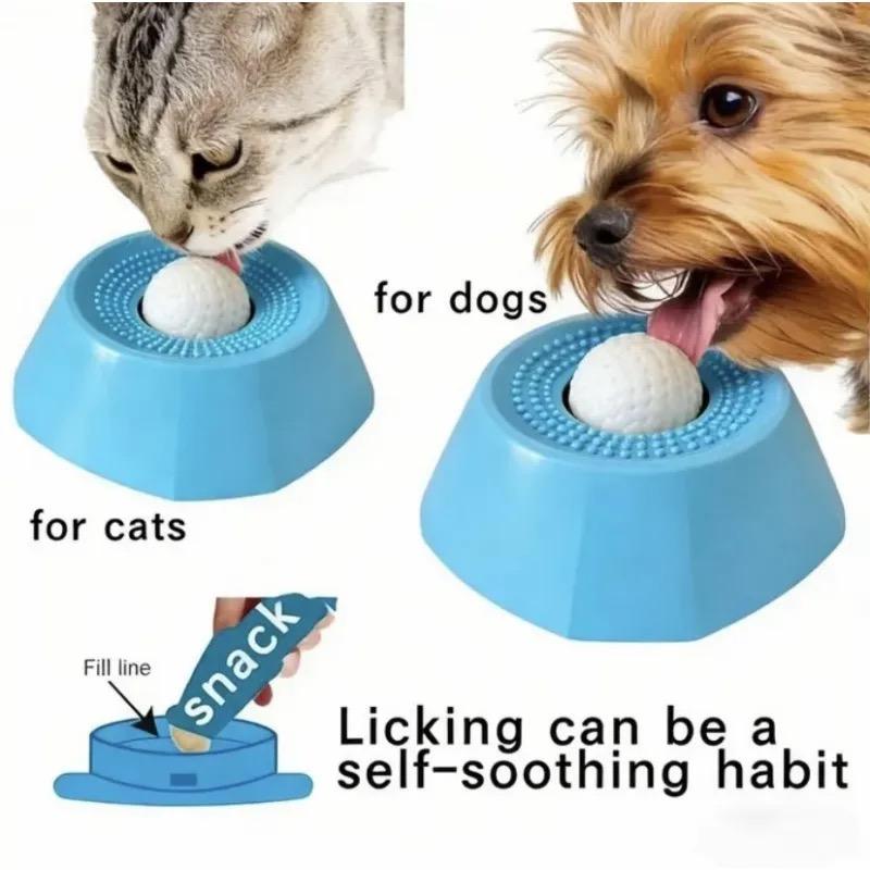Interactive Dog Licking Bowl Silicone Slow Feeder with Puzzle Ball Suitable for Large Pet Bowls for Cats and Dogs Cough Relief Anxiety Relief Replacement Balls Lasting Long Rope Toys Control Glow-in-the-Dark Buttons Enrichment seatbelt quirky gift Interactive Dog Licking Bowl Silicone Slow Feeder with Puzzle Ball Suitable for Large Pet Bowls for Cats and Dogs Cough Relief Anxiety Relief Replacement Balls Lasting Long Rope Toys Control Glow-in-the-Dark Buttons Enrichment seatbelt quirky gift