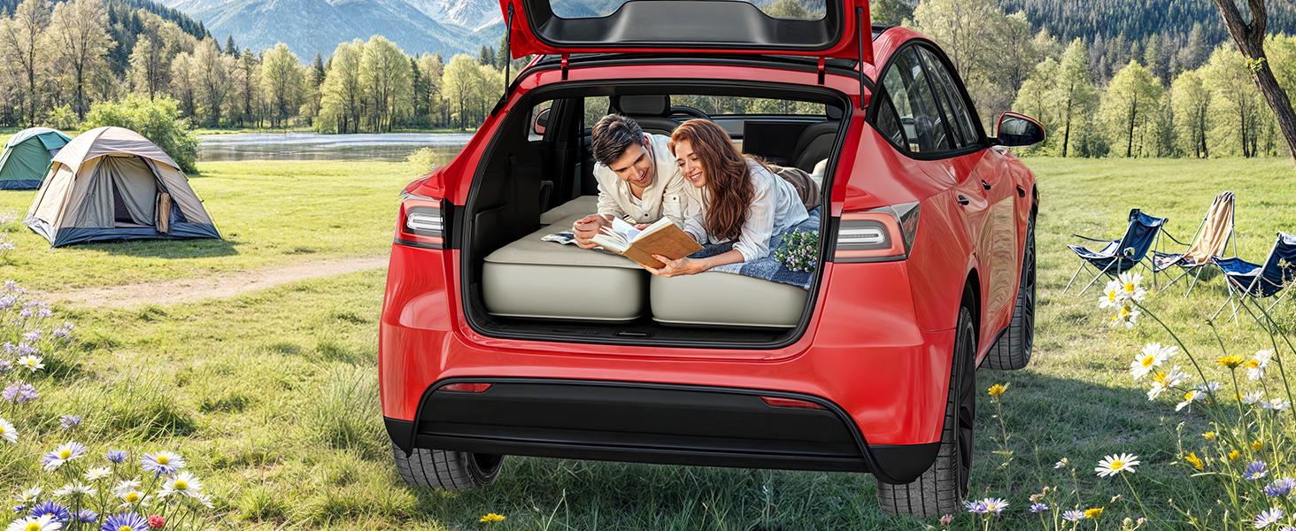 DWVO SUV / Truck Bed Air Mattress for Full-Size Short Truck Beds, Car Camping Bed for SUV, Jeep Wrangler, Inflatable Car Mattress Bed with Pump, Pillows, Carry Bag & Repair Kit DWVO SUV / Truck Bed Air Mattress for Full-Size Short Truck Beds, Car Camping Bed for SUV, Jeep Wrangler, Inflatable Car Mattress Bed with Pump, Pillows, Carry Bag & Repair Kit