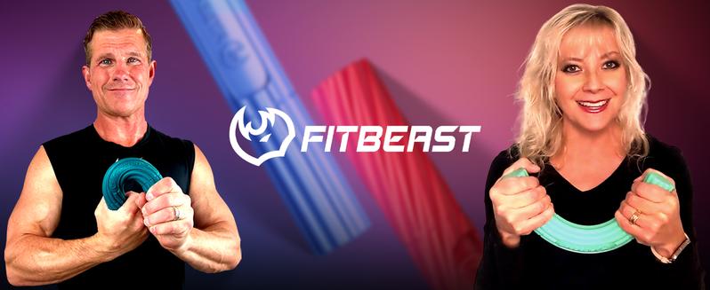 FitBeast Flex Bar, Tennis Elbow Bar - Ideal for Improve Grip Strength, Fitness Resistance Bar for Golfer's Elbow & Tendinitis, Twist Bar