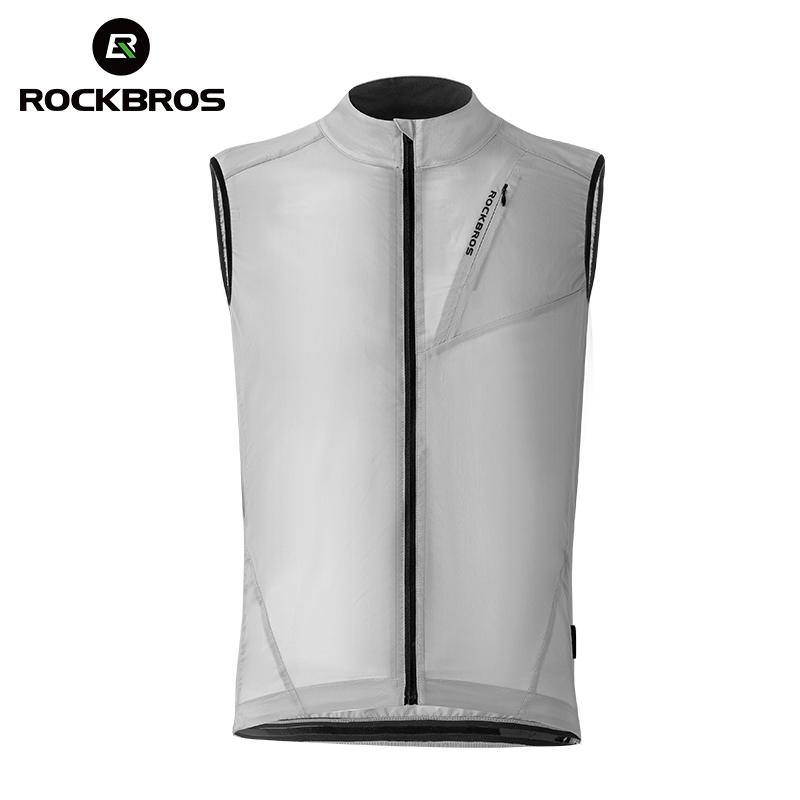 ROCKBROS Cycling Vest Reflective Windproof Unisex UV Protection Lightweight jersey