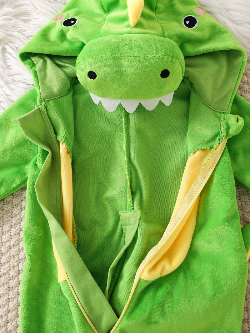 Halloween Baby Dinosaur Costume, Unisex Dinosaur Onesie Halloween Role Play Costume Theme Party