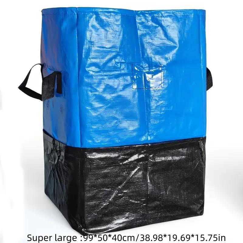 Moving Bag with Durable Handle and Secure Drawstring Closure, Large-Capacity Foldable Space-Saving Storage Tote Bag for Moving, Travel and Dormitory Use, Storage Carrying Bag