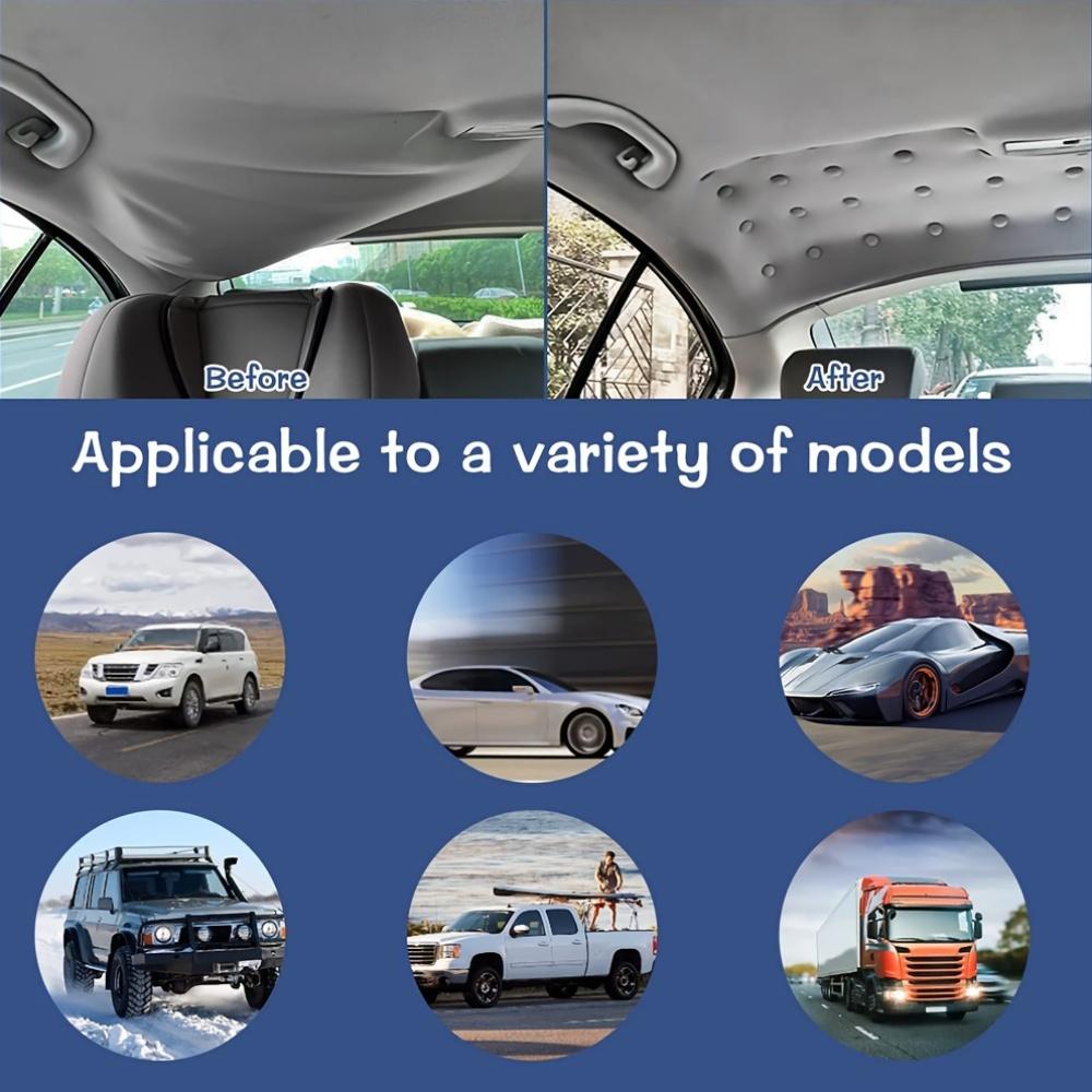 40-Piece Christmas Car Care Gift Box Set, Interior Repair Kit, Roof Liner Clips, Easy Installation, Daily Gift Idea