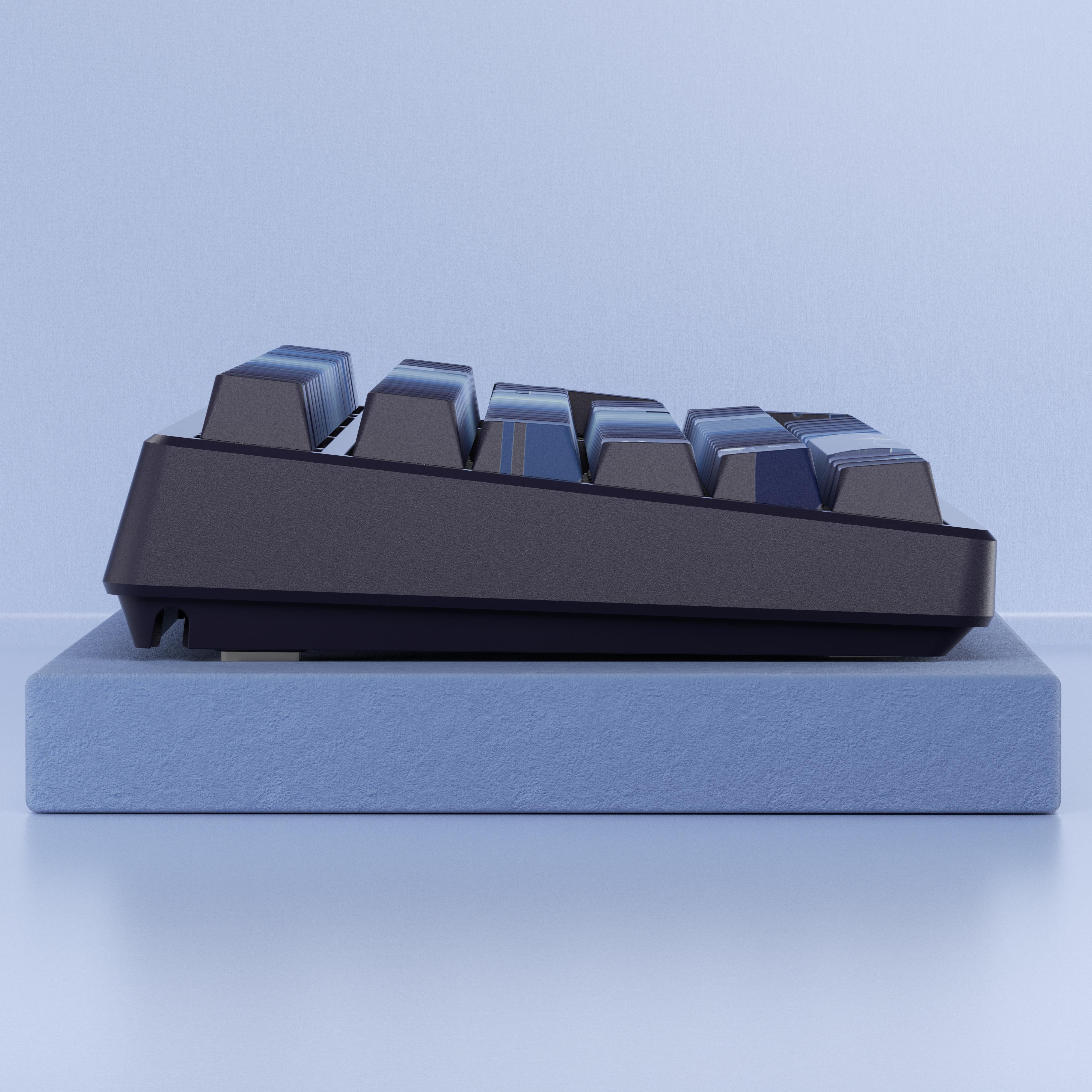 XVX Moonlight Cherry Profile Side-Print Shine-Through Dye-sub PBT Keycap Set (131-Key)