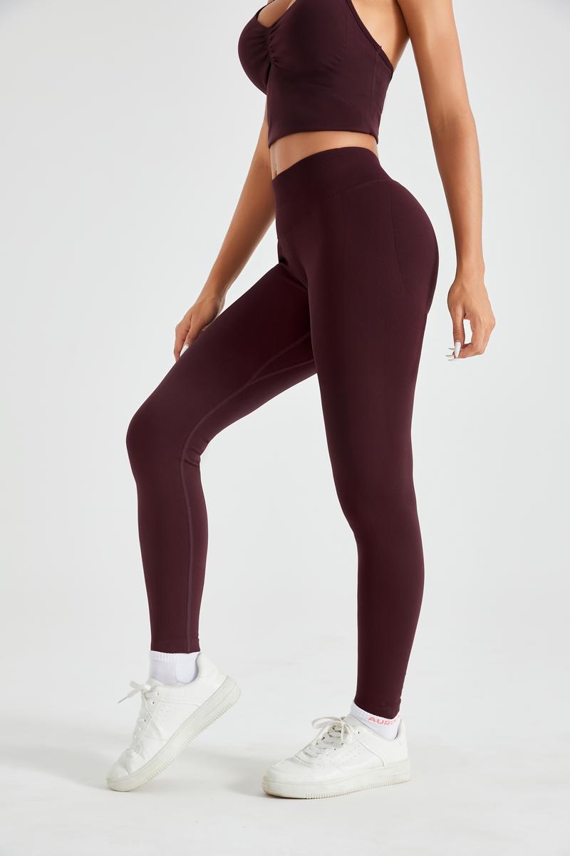 AUROLA Influence Collection Workout Leggings for Women,No Roll Up Squat Proof New Scrunch Seamless Compression Gym Pants