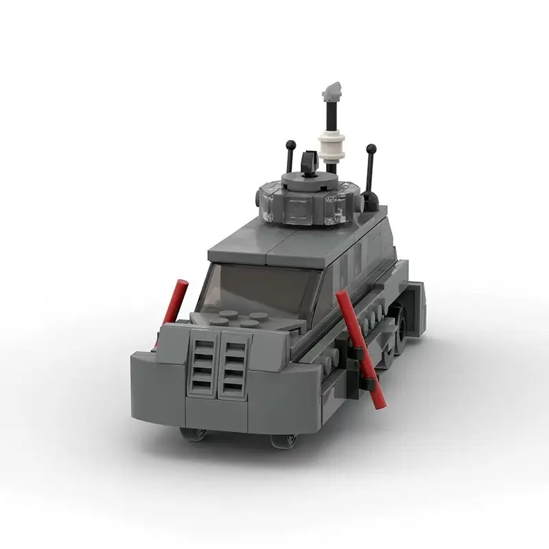 174Pcs MOC Tornado Interceptor Armored Vehicle Building Kit, Simulation Storm Chaser Car Model, Desktop Decoration DIY Bricks Toy for Teenagers and Hobbyists, Creative Building Blocks