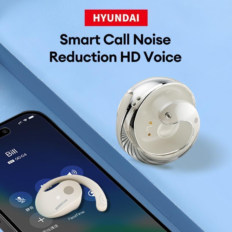 HYUNDAI T26 Pro OWS Wireless Bluetooth 5.4 Earbuds Luxurious Sound for Music & Phone Calls, Sport Headsets With Call Noise Canceling Mic