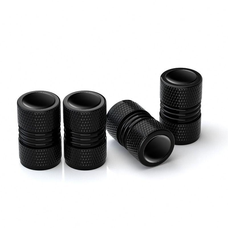 4pcs Car Wheel Air Stem Cover, Tire Valve Dustproof Caps, Aluminum, Corrosion Resistant, Universal for Cars, Trucks, Motorcycles, Suvs, Bikes