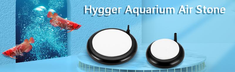 hygger Aquarium Air Stone, Bubble Stone Fish Tank Oxygen Stone Ultra Silent Deep Dissolving Oxygen Diffuser Kit for Aquarium Fish Tank and Hydroponic