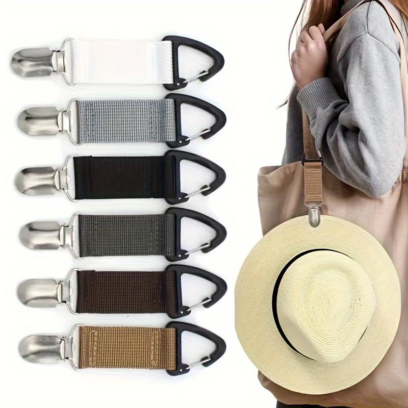 Travel Hat Clip - Conveniently Hangs on Bag, Securely Holds Hats, Ultra-Lightweight, Portable, Essential Accessories for Handbags, Backpacks, Luggage - Perfect for Travel, Commutes, Outdoor Activities