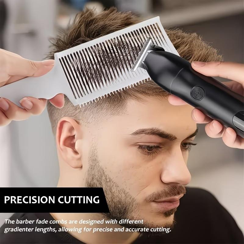 Heat-Resistant Anti-Static Hair Comb, Professional Gradual Edge Tool, Easy Hairstyling at Home & Salon, No Expertise Needed