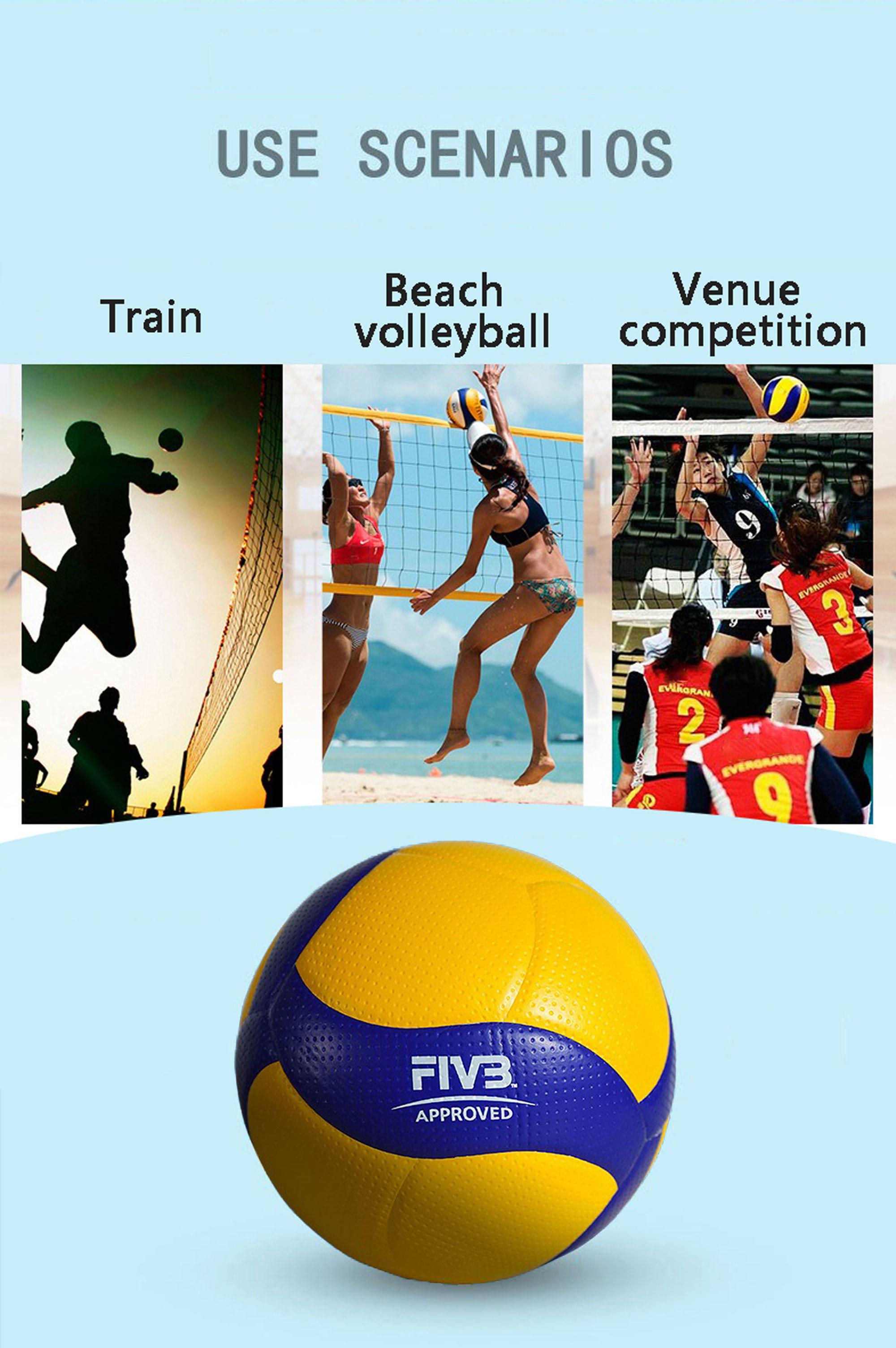 Professional Training Volleyball, Team Purchase Essential, Soft Touch, Stable Bounce, Ideal for School Teaching and Professional Matches