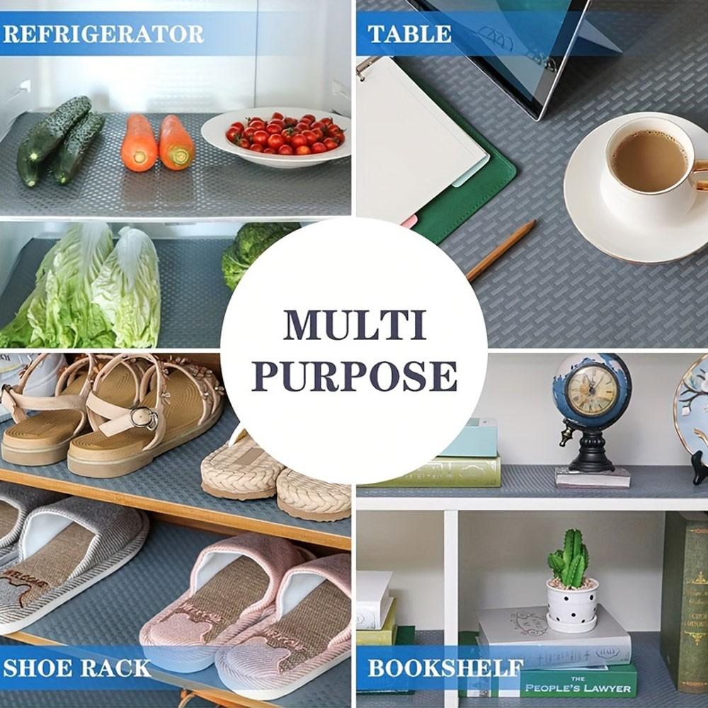 Transparent Washable Cuttable Drawer Liner, Non-Slip Refrigerator Inner Lining, Suitable for Fridge Glass Shelves Cabinets Home Kitchen Supplies