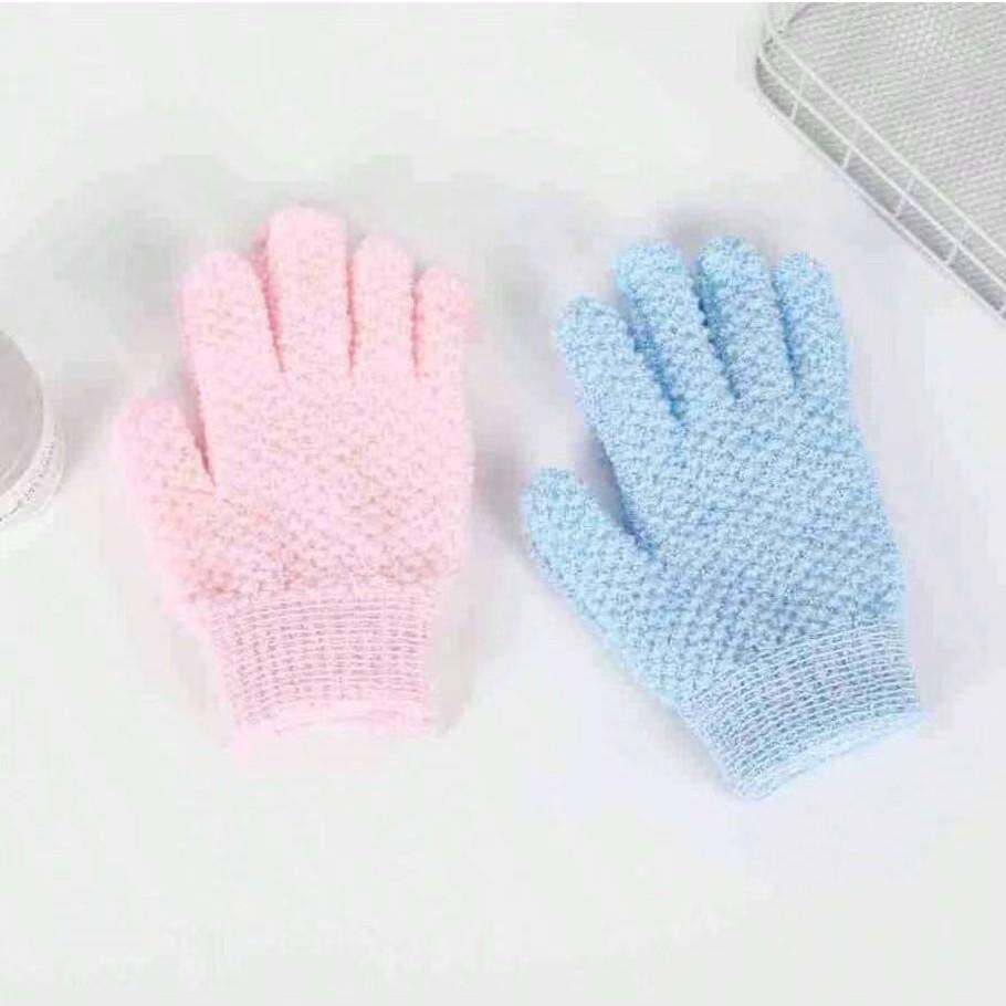 Exfoliating Bath Gloves, Thickened Elastic Shower Mitts, Home Use Daily Cleaning, Scrubbing Hand Gloves for Bathtub and Sink