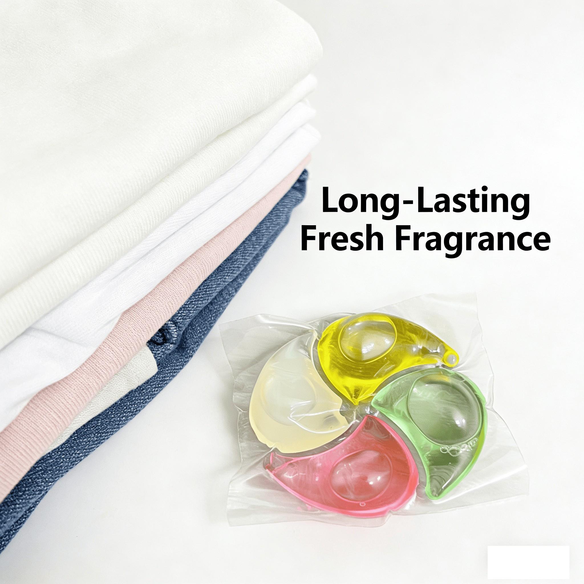 4-In-1 Laundry Beads, 10/30/50 Count, Upgrade Version, 12g, Long-Lasting, Travel-Friendly, Eco-Friendly, Softening, Stain Removal, Odor Control