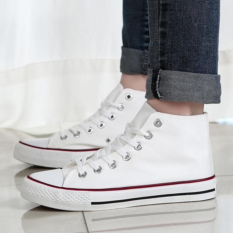 Unisex High Top Canvas Shoes, Classic Design, Versatile All-Season Footwear, Suitable for Various Occasions, Comfortable and Stylish