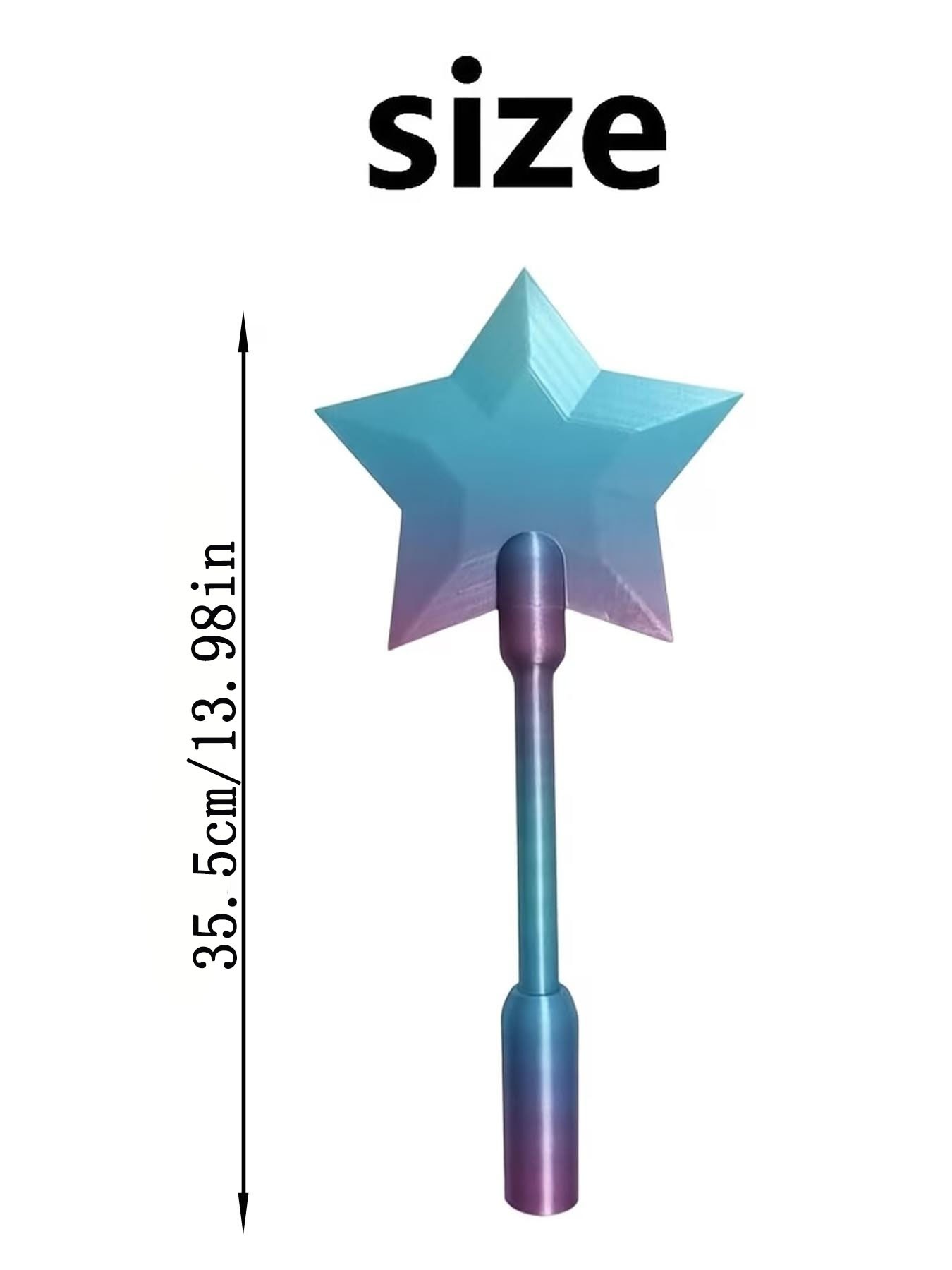 1pc 3D Printed Wand Tap to Pay, Tap to Pay Wand, Starlight Wands, Magical Star Wands Contactless Payment Card Holder, Suitable Scenarios for Card Payment，Birthday Gifts, for Family and Friends, Valentine's Day Gifts