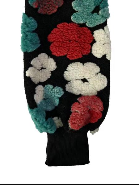 【Plus Size】1 Piece Women's Floral Jacquard Button Front Jacket, CasualLong Sleeve Round Neck Outerwear for Daily Wear,Ladies Clothes for Al Seasons,80s Fashion, Jacketsfor Women,Womenswear,Adjustable Everyday, Coats