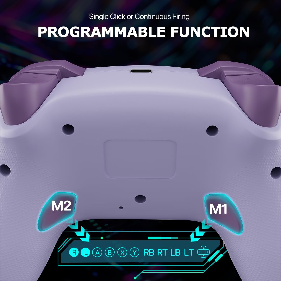 Controller for / 2/Lite/OLED/PC Controller with 2.4G Adapter,   Controller with Hall Joysticks & Hall Triggers,  Pro Controller with Wake-up, 2  Programmable Buttons, Turbo Function