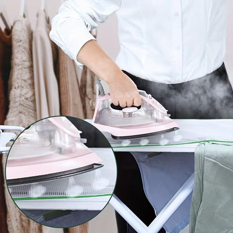 3-Pack Heat-Resistant Ironing Mats, Breathable Mesh Design Prevents Scorch Marks, Ideal for Home Ironing Clothes, Random Colors