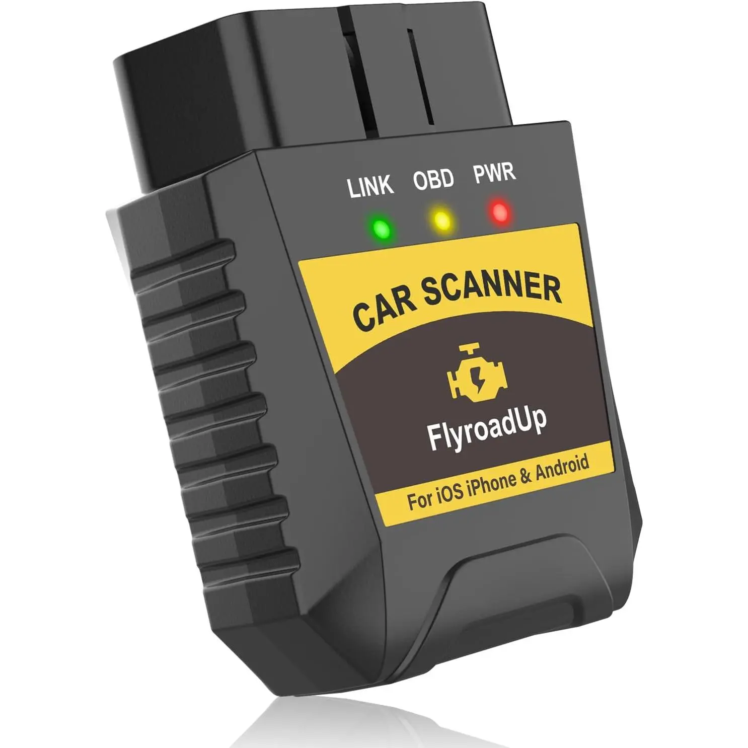 Car OBD2 Scanner Bluetooth for iPhone iOS Android OBDII Diagnostic Scan Tool Code Reader for Error Code Clear Braking Performance Test,engine,,system,,smog,check,live,data,full,feature,tablet,pc,,box,ecu,connector,professional,v519 scanner