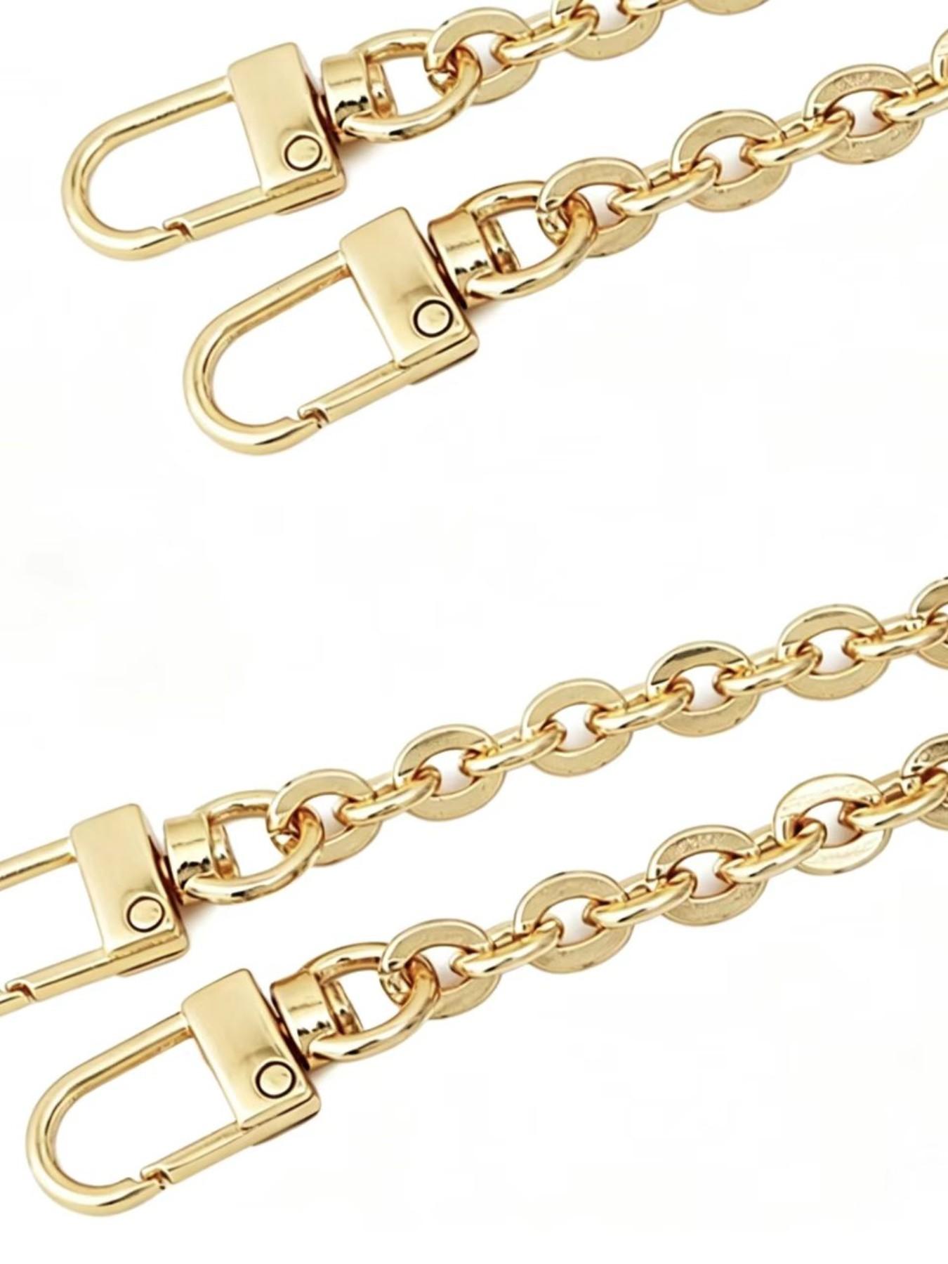 1 handbag shoulder strap, suitable for crossbody bags, golden chain shoulder strap, long chain accessory for mahjong bags, underarm bag chain replacement shoulder strap