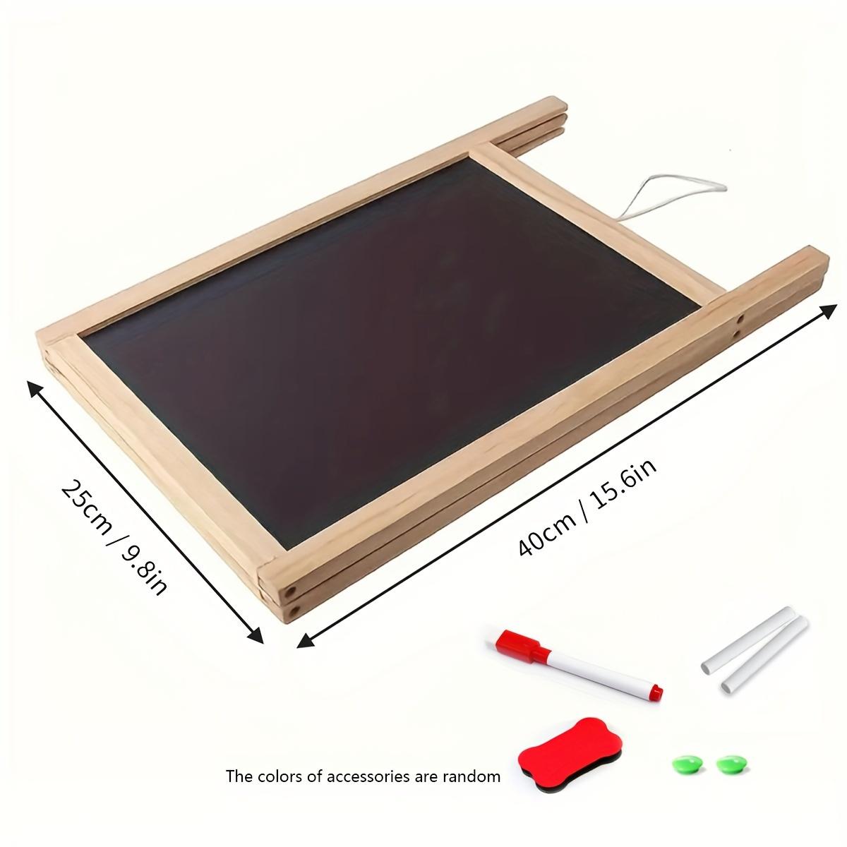 Two Sizes, Writable Teaching Blackboards, Double-Sided Foldable Dust-Free Advertising Boards, and Dry-Erase Whiteboards, Reusable Doodle Boards