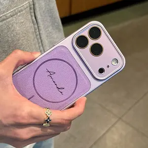 Phone Case - Custom DIY Name New Magnetic Phone Case Suitable for Iphone 17 Pro Max, 17 Pro, 16 Pro Max, 16 Pro