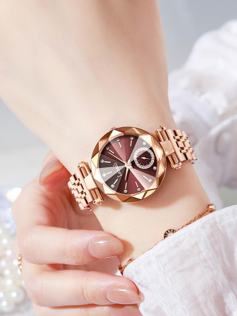 Elegant Luxury Women's Watch LA729 Water-Resistant Scratch-Resistant Adjustable Strap Fashionable Design Waterproof Wristwatch Suitable for All Occasions Elegant Luxury Women's Watch LA729 Water-Resistant Scratch-Resistant Adjustable Strap Fashionable Design Waterproof Wristwatch Suitable for All Occasions