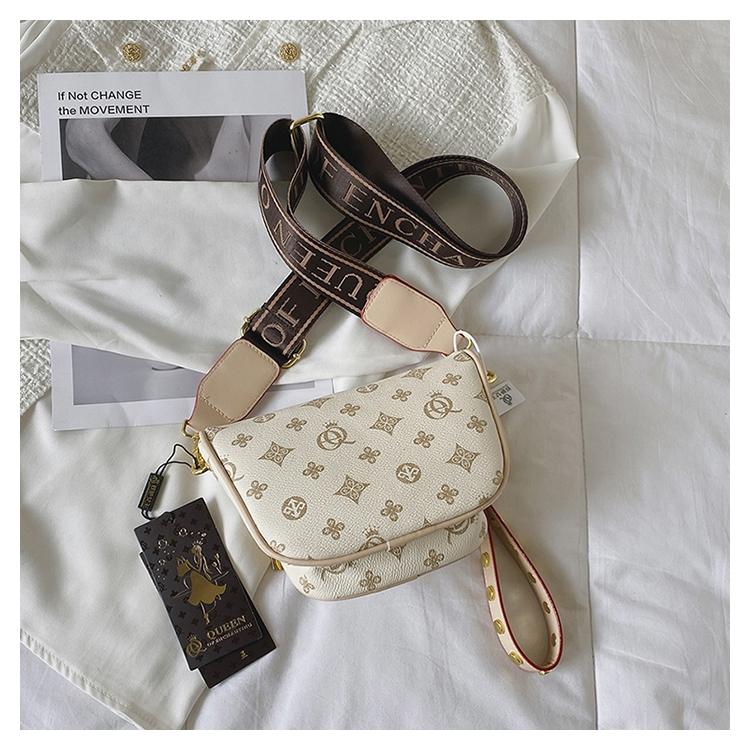 New 2026 Trendy Printed Women's Bag, Vintage Chic Single Shoulder Crossbody Bag, Commuter Casual Chest Bag, All Seasons Fashion Accessory