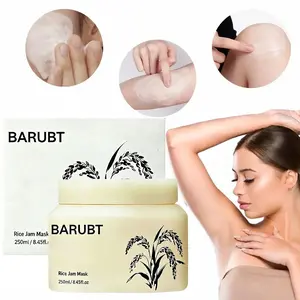 Rice Jam Mask | Korean Rice Brightening & Hydrating Wash-Off Face & Body Mask | Gentle Exfoliating, Glowing & Smooth Skin, Lightweight Moisturizing, Radiant, For Sensitive Skin 8.45 fl.oz